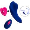 Sweet Smile RC Panty Vibrator Heart Blue