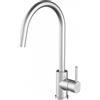 Barazza Miscelatore monocomando 1RUBBO1S finitura acciaio inox satinato