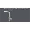 Barazza Miscelatore monocomando 1RUBO1DS finitura acciaio inox satinato