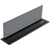 Barazza Cappa downdraft Lab Evolution Downdraft 1KLE9 finitura acciaio inox nero opaco / vetro grey da 90 cm