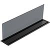 Barazza Cappa downdraft Lab Evolution Downdraft 1CKLE97 finitura acciaio inox nero opaco / vetro grey da 90 cm