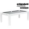 Classic Tavolo da biliardo in & outdoor bianco Stone Classic White Billiard Decor