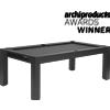 Classic Tavolo da biliardo in & outdoor Grigio Nero Wood Classic Billiard Decor Grey Black