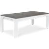Conversione tavolo da pranzo biliardo Bianco Classic Classic White Pool Wood Decor
