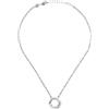 Breil, Collezione Hexagonia, Collana Donna in Acciaio Specchiato, con Catenina Sottile e Raffinata e Pendente Esagonale, Idee Regalo Donna, Lunghezza Regolabile 39-45 cm, Colore Silver