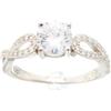 Beneto Anello Silver Glittering Ring AGG204 - Circuito: 60 mm sBE0344-60 Marca, Estándar, Metallo Non prezioso, Nessuna Pietra preziosa