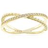 Beneto Anello Gold Plated Double Ring with Silver AGG196 - Circuito: 60 mm sBE0450-60 Marca, Estándar, Metallo Non prezioso, Nessuna Pietra preziosa