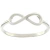 Beneto Anello Elegant Silver Infinity Ring AGG357 - Circuito: 60 mm sBE1416-60 Marca, Estándar, Metallo Non prezioso, Nessuna Pietra preziosa