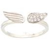Beneto Anello Silver Open Ring with AGG336 Zircons - Circuit: 56 mm sBE0661-56 Marca, Estándar, Metallo Non prezioso, Nessuna Pietra preziosa
