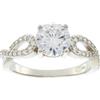 Beneto Anello Silver Glittering Ring AGG204 - Circuito: 56 mm sBE0344-56 Marca, Estándar, Metallo Non prezioso, Nessuna Pietra preziosa