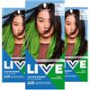 Schwarzkopf Live Ultra Brights - Colore semi-permanente per capelli 024 Vivid Green Pack of 3
