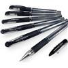 Uni-Ball Omg - Uni-Ball Uni-Ball palla Um-151S Signo Gel Grip Pen Roller Nero Confezione da 6, 0.7mm