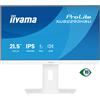 iiyama ProLite XUB2293HSU-W7 Monitor IPS da 22 pollici con design senza bordi su tre lati, hub USB integrato, frequenza di aggiornamento di 100 Hz e supporto regolabile in altezza.