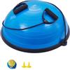 VEVOR Mezzo Allenatore Palla per Esercizi, Equilibrio, Stabilità Palla Yoga Fitness con Fasce di Resistenza e Pompa a Pedale, Allenamento Corpo di Palestra Casa, Capacità Portante 300 kg, Blu 58 cm