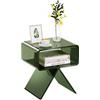 VEVOR Tavolino in Acrilico con Ripiano, Tavolo da Caffè per Soggiorno, Camera da Letto, Decorazione per la Casa, 30 x 39,1 x 43 cm, Moderno Tavolino da Divano Rettangolare in Acrilico, Verde