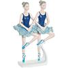 DKD Home Decor Figura decorativa della marca Blu Resina (14 x 7,5 x 20,5 cm) (Riferimento: S3019666)