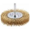 Bosch 1x Spazzola a disco PRO Multi Material Clean a filo ondulato per trapani avvitatori a rotazione e a percussione, codolo cilindrico (Ø 75 mm, Professional Accessorio Trapano)