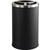 Adatto-M T790830 Gettacarte 3 scomparti metallo nero coperchio inox 3x35 litri