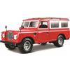 Burago 18-22063 Bburago - Land Rover Series II - colore rosso - scala 1:24 - modellino in metallo