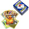Pokémon 50+ - Confezione da 50 buste con 5 fogli in qualsiasi combinazione e almeno 1 rarità, GX, EX, FA, Tag Team, o Secret Rare, con carte come Charizard e Detective Pikachu