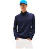 Tommy Jeans Uomo Pullover Slim Collo a Lupetto, Blu (Dark Night Navy), XL