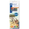 STAEDTLER 3001 C6-3 Design Journey - Pennarelli acquerellabili, serie Around the World - Africa, confezione da 6 colori assortiti