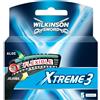 NATURALIUM Wilkinson, Xtreme 3, Set di lamette di ricambio per rasoio