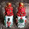 schiaccianoci soldatini natale decorazioni casa collezionismo vetro vaso fiabe