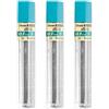 Pentel Mine di ricarica super ad alto polimero per matite automatiche/meccaniche - 0,7 mm - Grado 2B - Confezione da 3 tubi (36 mine)