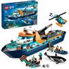LEGO City Arctic Explorer Ship 60368 Toy Block Barca Avventura Presente dal G...