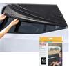 Nuby Tendine Parasole Auto, Protezione UV, 60x124x56cm, Set da 2, Nero | Protegge da sole e insetti, mantiene l'auto fresca, tessuto in rete traspirante, adatta alla maggior parte dei finestrini
