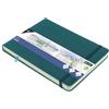 Kangaro A5 Landscape Dark Turquoise PU copertina rigida 80 fogli 140 grammi di carta color crema con elastico e nastro