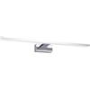 Eglo LED lampada specchio Conettilla, illuminazione bagno, alluminio cromato e plastica bianca, luce calda-fredda, IP44, 60 cm