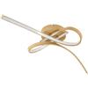 Eglo LED lampada da soffitto effetto legno Selvina 2, illuminazione soffitto corridoio soggiorno, design curvo, luce calda