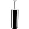 Alessi PL08 W Birillo Scopino da Bagno in PMMA e Acciaio Inossidabile 18/10 Lucido, Bianco