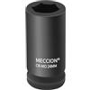 Meccion Chiave a Bussola ad Impatto 24mm con Attacco da 3/4, Cr-Mo Profonda Bussola Esagonale, Lunghezza 78 mm