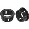 QUARKZMAN 50pz 19,7mm(3/4) Gomma Passacavi, Passacavo Rotondo Gommini Passacavo Elettrico Protezione Bloccante per Cavi e Fili, Nero