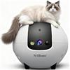 OBA Robot telecamera AI 360 gradi per Animali Domestici: Antiribaltamento 4MP QHD, Batteria 10000mAh DH013 Rec MicroSd