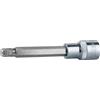 KS Tools 918.1669 CHROMEplus Bussola per Viti a Esagono Incassato, Lunga, 19 mm, 1/2