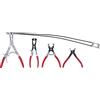 KS Tools 115.1104 Serie di pinze per fascette stringitubi,4 pz