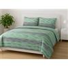 L'Emporio Casa Set Lenzuola in Flanella, Cotone Italiano 100% Pettinato, Anti-Pilling Varie Misure (Pretty Verde, Una piazza e mezzo)