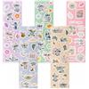sarcia.eu DISNEY Stitch Set di adesivi colorati, adesivi per bambini, 5 fogli (B)