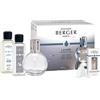 MAISON BERGER Lampe Berger Essentielle Ronde - Set di lampade profumate in Vetro Trasparente, 360 ml