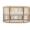 Stokke Bundle Lettino Stokke Sleepi V3 + Materasso e Lenzuola OMAGGIO Naturale Fans Grey