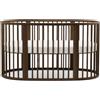 Stokke Bundle Lettino Stokke Sleepi V3 + Materasso e Lenzuola OMAGGIO Warm Brown Fans Grey