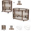 Stokke Bundle Stokke Sleepi V3 Culla, Lettino, Materassi e Lenzuola OMAGGIO Warm Brown Lavanda