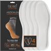 biped solette riscaldanti per scarpe - Set da 4 paia di scaldapiedi per uomo e donna - Solette termiche naturali monouso fino a 8 ore di calore - Attivazione all'aria z2940(S = 35-38)