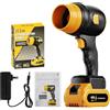 LPQKCcY Soffiatore a Batteria, 34000 giri/min Soffiatore Elettrico Foglie con Batteria, Piccolo soffiatore Senza Fili per la Pulizia della Casa, per la Pulizia Delle Foglie, Auto, Giardino, Angolo Di