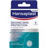 Elastoplast Hansaplast Second Skin Protection, Cerotti impermeabili per un'adesione fino a 72 ore, Cerotti cicatrizzanti con capsula curativa, Ultra sottili e 2x più flessibili, 1 confezione da 6 cerotti