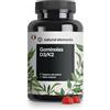 natural elements Caramelle gommose di vitamina D3/K2 - 1.000 U.I. di D3 per dose giornaliera - 120 caramelle gommose - gusto tropicale - vegane e senza zucchero - prodotte e testate in laboratorio in Germania